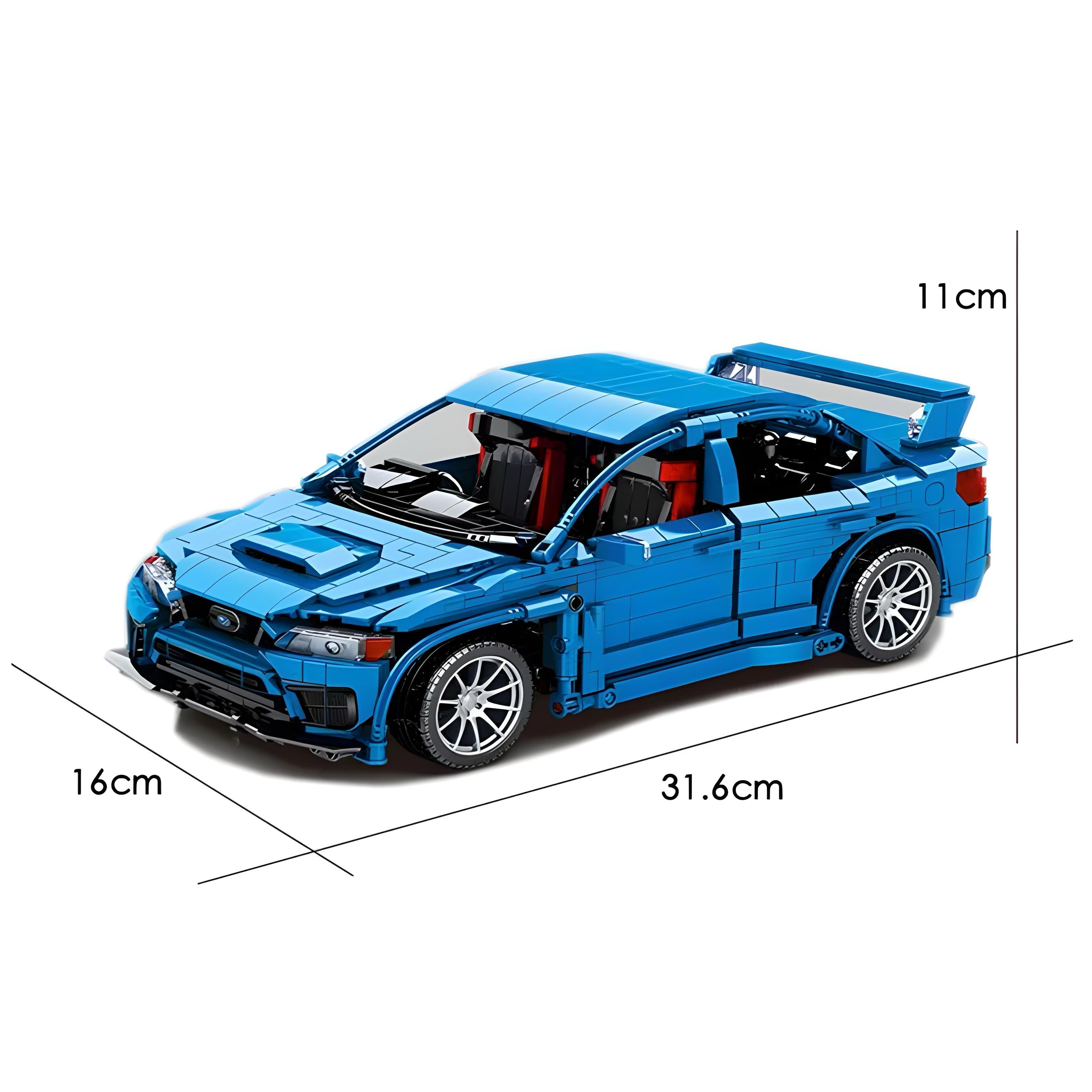 Azure Street Racer – Blue Performance Build Car